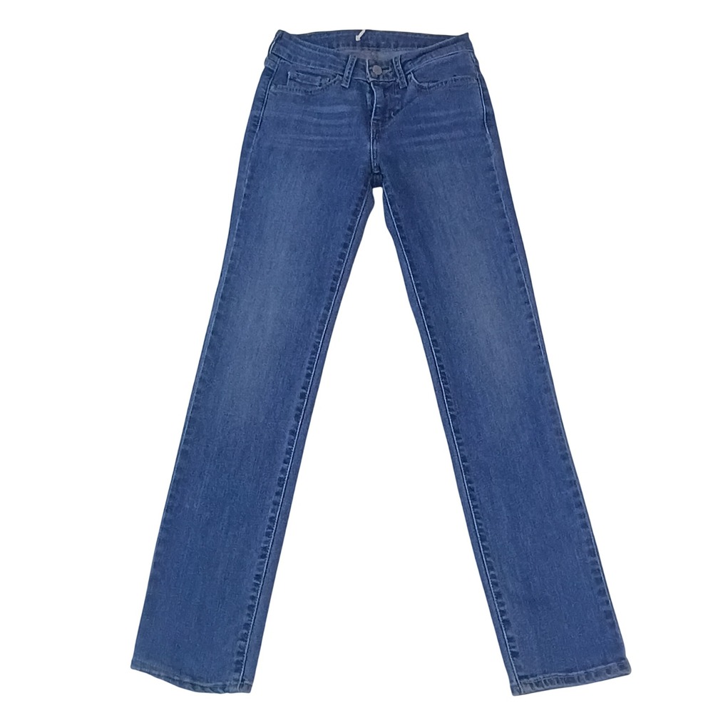 Levis 712 Slim Jeans Womens 25x30 FIt 25x28 Blue Denim Mid Rise Stretch